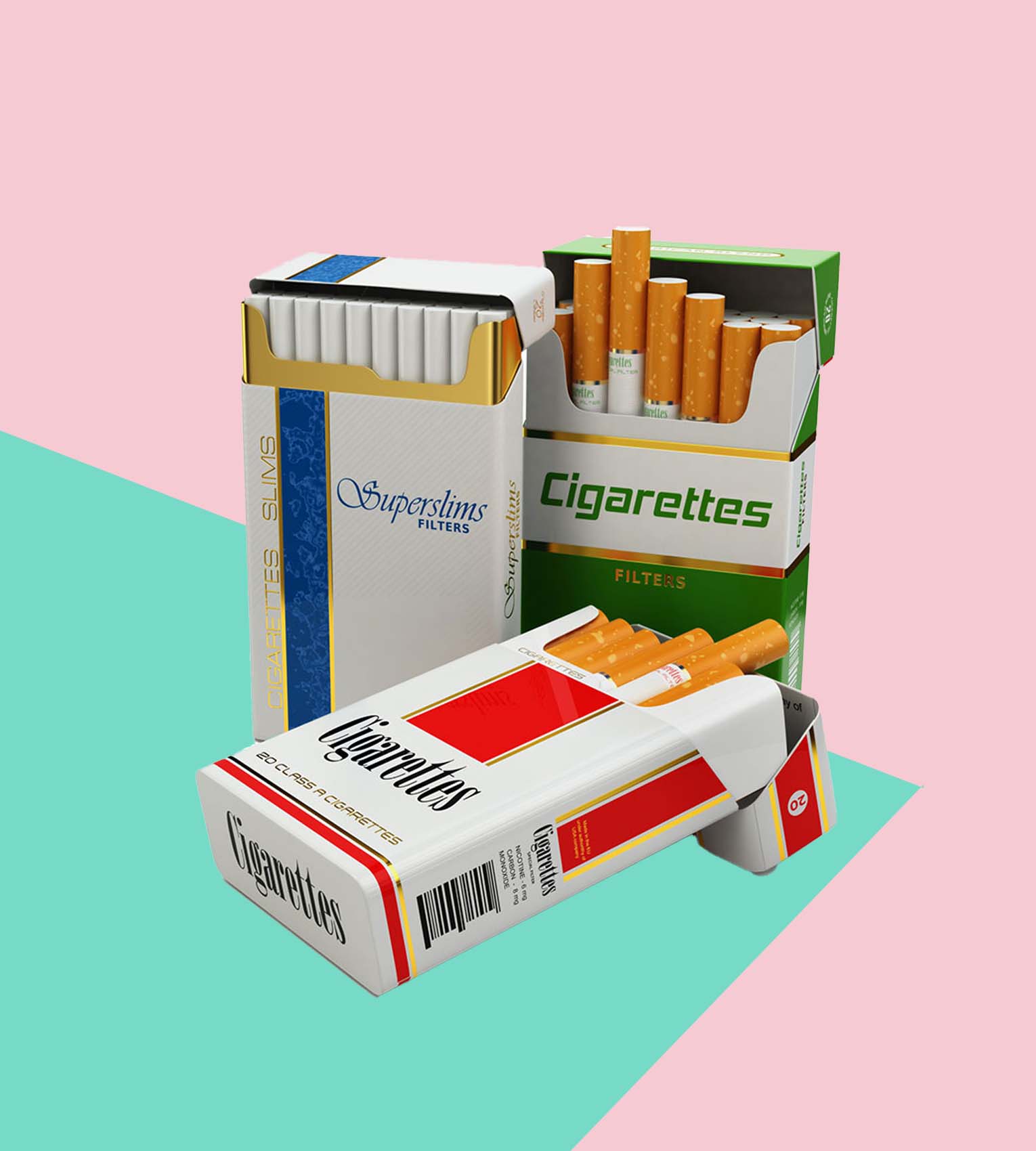 Paper Cigarette Boxes 